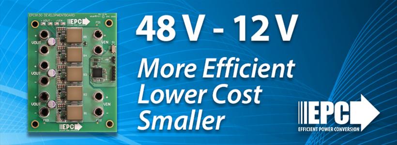 Efficient Power Conversion 48V - 12V