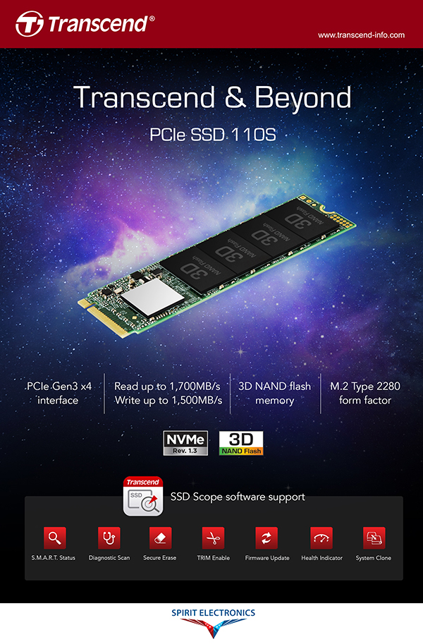 Transcend PCle SSD