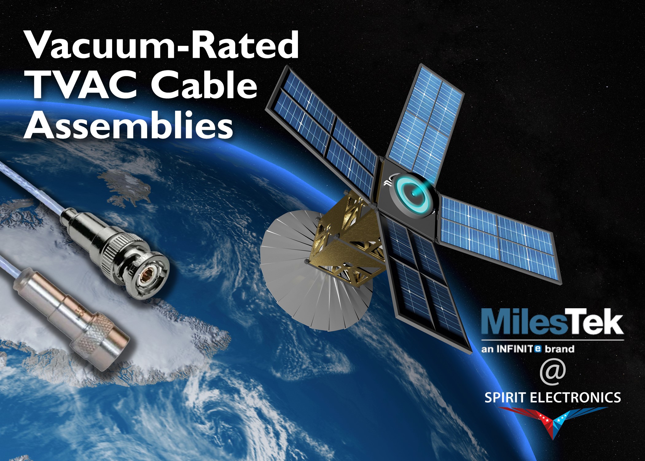 MilesTek TVAC Cable Assemblies Vacuum-Rated Space