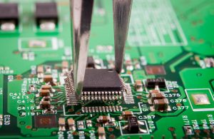 microchip mounting on circuit board